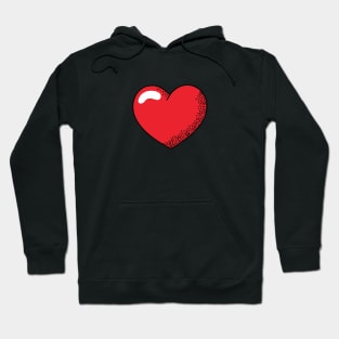 Cartoon Heart Hoodie